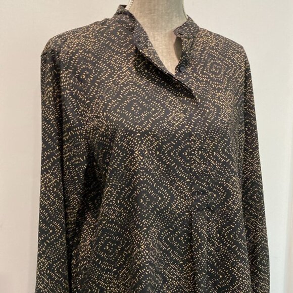 Lauren Ralph Lauren Brown Long Sleeve Tunic Size XL - Picture 2 of 13